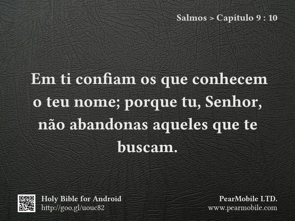 Salmos, Capítulo 9:10
